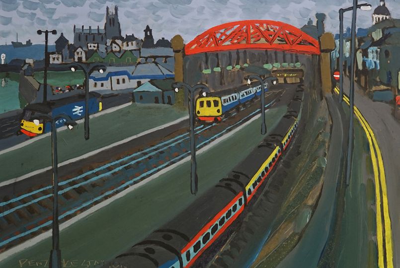 Tony Giles - Penzance Station, 1989 - Private Collection